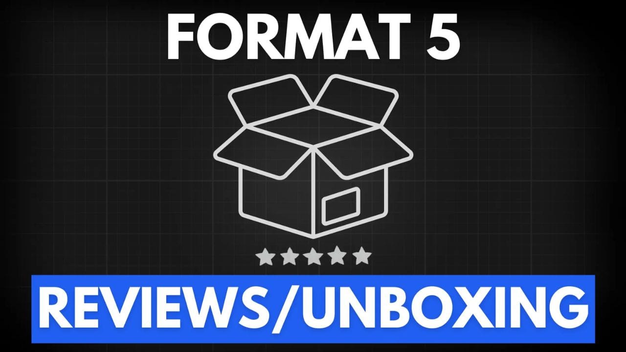 This image represents a YouTube video format commonly used for product reviews and unboxing videos, where the creator opens and examines a product, providing their opinions and insights.