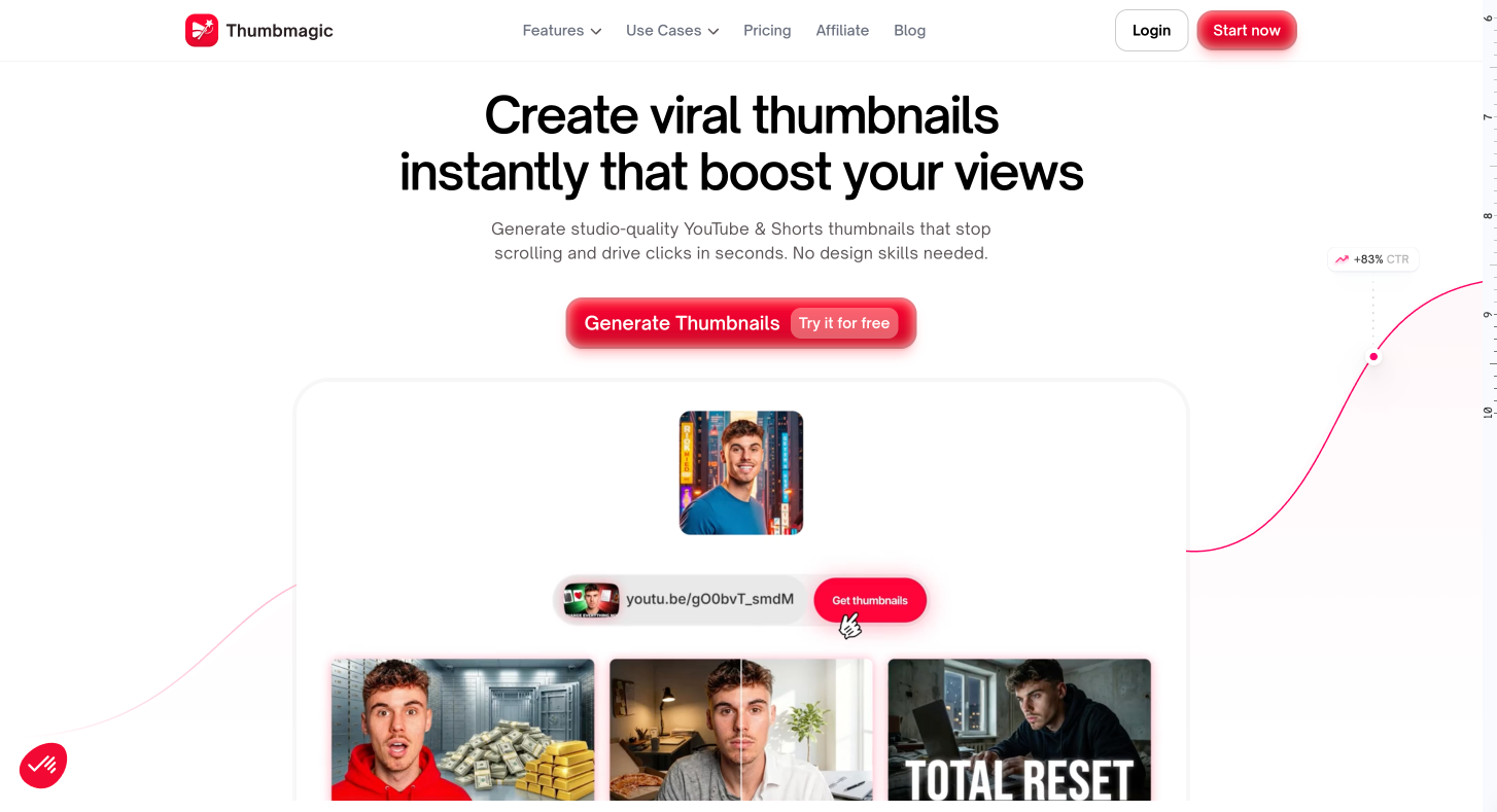 Thumbmagic homepage