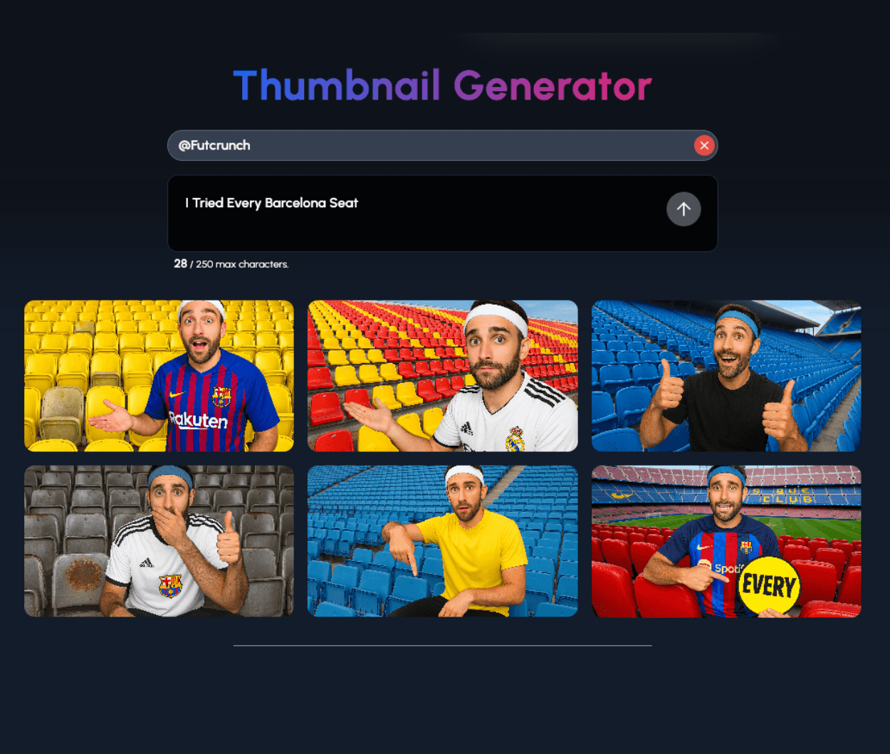 Thumbnail-Generator - Virale Thumbnails erstellen | 1of10